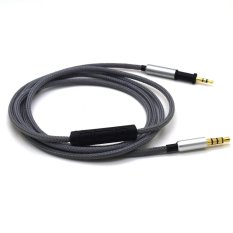 1.2m Replacement AKG K450 K451 K452 K480 Q460 Headphones Audio Cable with Remote&Mic for IOS Andriod devices - Intl