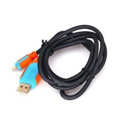 1.5 m Contrast Color Port Design 8 Pin Interface Charging and Data Transfer Cable for iPhone 6 5 5S 5C (Blue/Orange) (Intl)