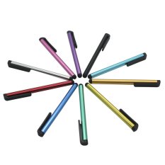 100pcs/lot Metal Stylus Touch Screen Pen for iPhone 4 4s 5 5s 5c 6 6 Plus iPad Touch Suit for Universal Smart Phone Tablet PC(Mixed Colors) (Intl)