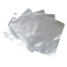 100pcs Silver Aluminum Foil Mylar Bag Vacuum Sealer Food Storage Package Pouches - Intl