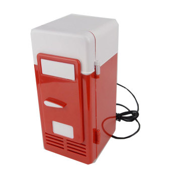 LeadSea Mini USB Fridge Cooler/Warmer Refrigerator Red - intl  