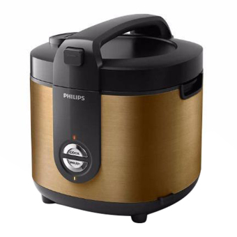 Philips Rice Cooker Stainless Proceramic HD 3128 - Gold  