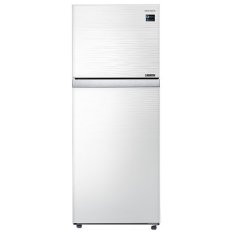 Samsung Kulkas Two Doors 370L RT38K50321J - Glass Putih Khusus Free Ongkir JABODETABEK