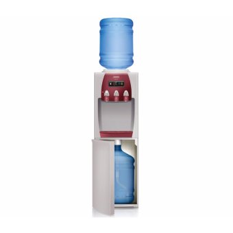 Sanken HWD-Z89 Duo Gallon Dispenser - Gray-Red  