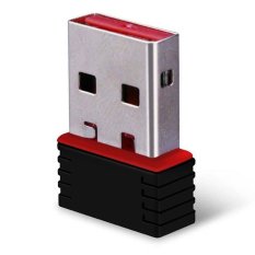 150Mbps Wifi Wireless Adapter Mini WLAN USB Network Dongle Adaptor 802.11 bgn (Black) - INTL