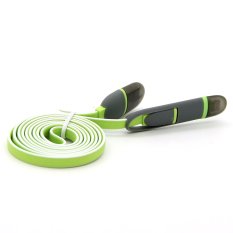 1m 3FT Noddle Cable 5Pin With 8Pin Lighting Adapter 2 In 1 Cord For iPhone 6 6Plus 5 5S Samsung S3 S4 HTC Micro USB V8 Green