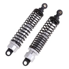 2 Pieces Aluminum Shock Absorber for RC 1/10 Off-Road Racing Car HSP (Silver)