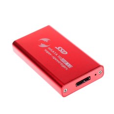 1.8 inch USB 3.0 HDD Enclosure Mobile Hard Disk Box (Red)