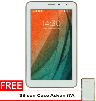 Advan Vandroid i7A 4G LTE - 8GB - Putih + Gratis Silicon Case