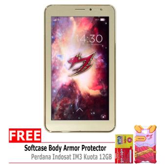 Advan Vandroid I7A Satria Bima X – 8GB – Gold + Gratis Softcase
Body Armor Protector & Perdana IM3 Kuota 12GB