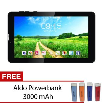 Aldo Epad T2 – 8 GB ROM – Hitam + Gratis Powerbank Aldo 3000 mAh
