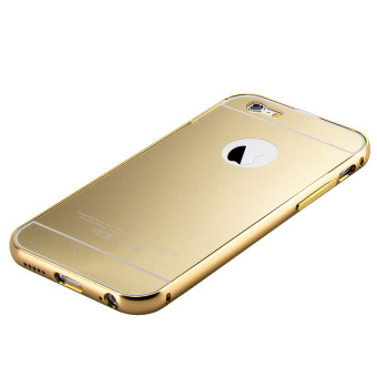 aluminium bumper mirror for iphone 6 plus gold aluminium bumper mirror for iphone 6 plus gold