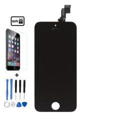 Digitizer Assembly Replacement Screen+Free Repair Tools+Screen Protector for Iphone 5c (Black)