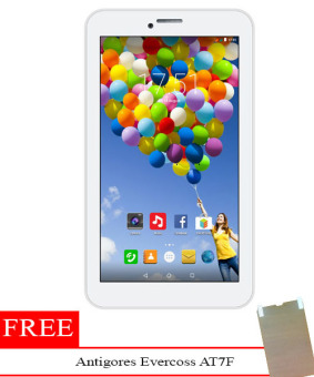 Evercoss AT7F Winner Tab S3 – 8GB – Putih + Gratis Antigores