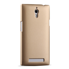 For OPPO Find 7 X9007 Hard Ultra Thin PC Snap-on Back Case Cover - Golden