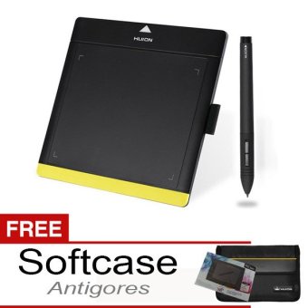 Huion Graphic Tablets 680TF Active Area 8 x 6″ Small + Gratis
Softcase + Antigores