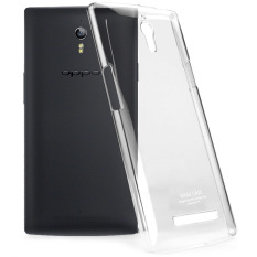 iMak TPU Back Cover Case for OPPO Find 7 (Clear)
