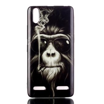IMD TPU Phone Case untuk Lenovo A6000 - Gorilla memakai kacamata