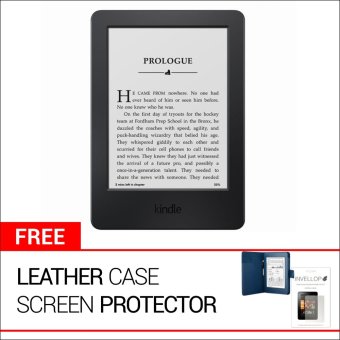 Kindle 6″ Glare-Free Touchscreen Display – Wi-Fi – 4GB – Hitam – Ads Version + Accesories