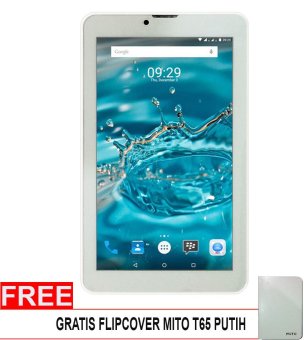 Mito T65 Fantasy Tablet – 8GB – Putih + Gratis Flipcover