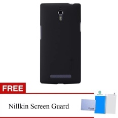 Nillkin Frosted Shield Hard Case Original For Oppo Find 7 - Hitam + Free Screen Protector Nillkin