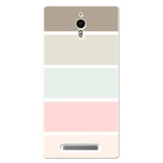 PC Plastic posh horizontal stripe Case for OPPO FIND7 multicolor
