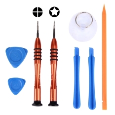 Poso PS-106 8 In 1 Screwdriver Repair Open Tool Kit For IPhone 6 / SE / 5s and 5c and 5 / 4s and 4 - intl