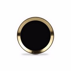 Rainbow iPhone Home Button Metal Sticker Full Color Touch ID - Ring Gold Full Hitam
