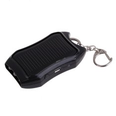 S & F Portable Solar USB Charger with LED Flashlight for iPhone Samsung PSP MP3 4