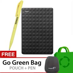 Seagate Expansion New 2.5 Inch USB 3.0 500GB - Hitam + Gratis Go Green Bag + Pouch + Pen