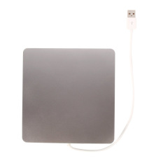 Silver USB 2.0 SATA Laptop CD/DVD ROM Drive External Slim Slot-in Box Case - Intl