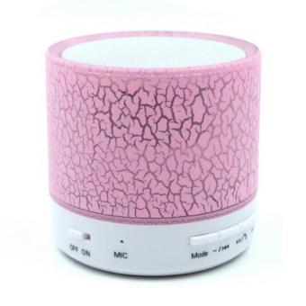 Speaker Bluetooth Motif Lampu(Pink)  