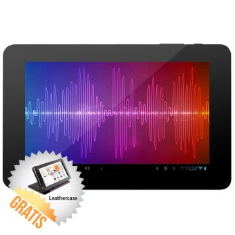 Tabulet Tabs Voice - 4 GB - Hitam + Leather Case