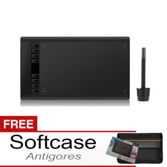 UGEE Graphic Pen Tablet M708 + Gratis Softcase dan Antigores