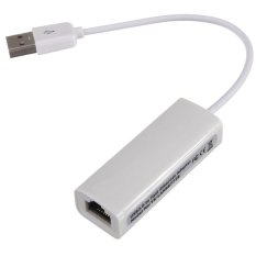 USB 2.0 to fast Ethernet 10/100 RJ45 Network LAN Adapter Card White NEW
