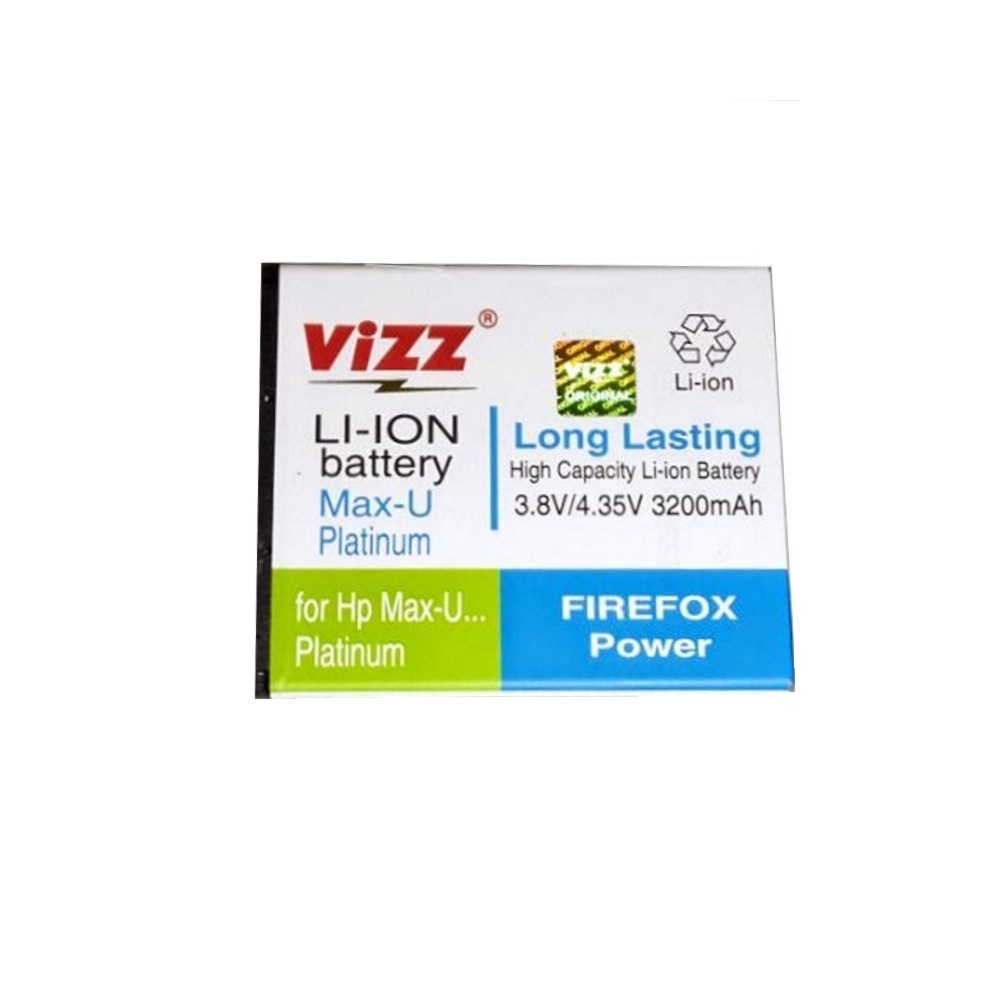 Vizz Battery Smartfren Andromax U Platinum Double Power 3200mah .