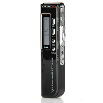 Voice Recorder 8GB 650Hr USB Digital Audio Dictaphone MP3 Player Black New  