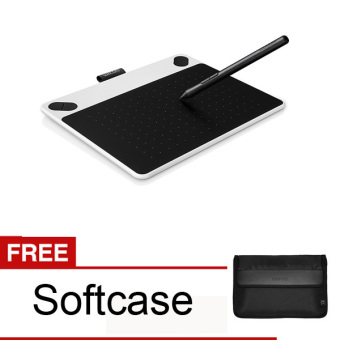 Wacom Intuos Draw CTL-490 Small White + Gratis Softcase
