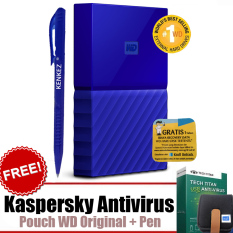 WD My Passport ULTRA New Design 1TB Portable Storage USB 3.0 - Biru Harddisk Eksternal 2.5