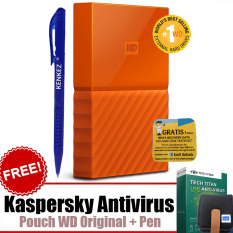 WD My Passport ULTRA New Design 1TB Portable Storage USB 3.0 - Orange Harddisk Eksternal 2.5