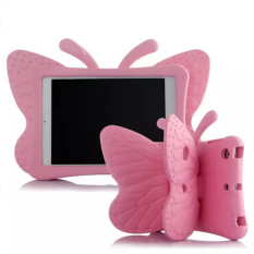 Welink Safety EVA Light Weight Shock Proof Super Protection Kids Convertible Freestanding Tablet Case Cover Butterfly Cases for Apple Ipad 2/3/4 (Pink)