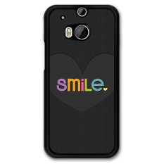 Y&M Colorful Smile Pattern HTC M8 Phone Case (Multicolor)