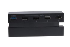 2015 Newest 5 Ports USB 3.0 2.0 Hub High Speed Adapter for Sony PS4 Playstation4 High Quality (Intl)