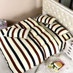 2016 New Drop Ship Bedding Set Twin/Full/Queen Size Duvet Cover Set Classic stripe theme printing Bed Sheet Sets Home Textile