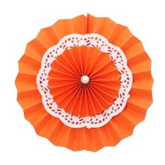 20CM/8 Inch Hanging Paper Fans for Party Wedding Decorations - INTL