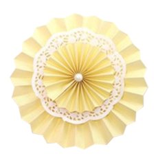 20CM/8 Inch Hanging Paper Fans for Party Wedding Decorations - INTL