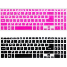 2pcs For Acer 15.6inch laptop keyboard film suitable for models:V5-571G V5-531 V5-551 M5-581 M3-581T protective film (black and Rose red ) (Intl)