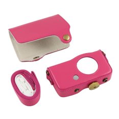 2pcs*PU Leather Camera Case Bag Cover for Casio Exilim ZR-50 ZR50 with Strap (Intl)