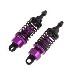 2Pcs Purple 65mm Adjustable Aluminum Shock Absorber for 1/10 On-road RC Car - Intl