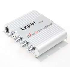 3.5mm 2A Mini Hi-Fi Amplifier 2.1 Channel ipod MP3 Stereo for Car